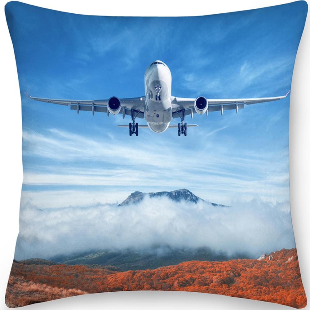 Pillow Cover Home Decor Aircraft Cushion  Bedside Sofa Chair Ation