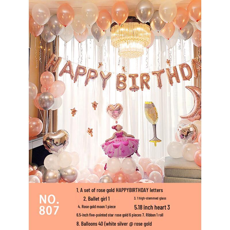 Changbaosen Birthday Celebration Decor Set