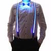 Led Harness And Bow Tie Set Glowing Set For New Year's Eve Party Wedding Rgb