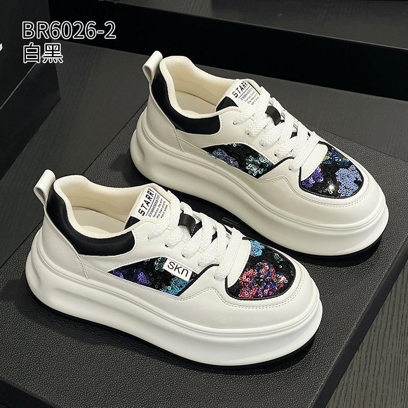 

Spring and Autumn new breathable and comfortable muffin thick-soled sequins sports and leisure shoes tide 34