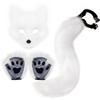 Halloween Costume Plush Fox Tail Cat Ears Orc Mask Gloves Cosplay Cosplay Cosplay Suit