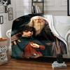 1pc Gandalf Lord of the Rings Flannel Blanket Soft Warm Throw for Home, Office, Travel, All-Season Cozy Bedding GiftL1153