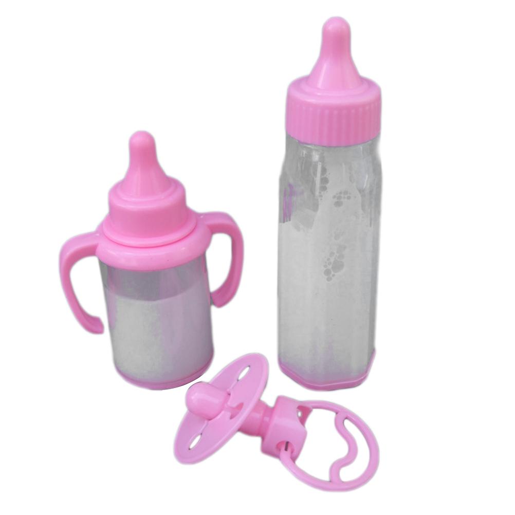 2PCS Magical Bottles Simulation Bottle Toy Plastic Doll Bottles for Children