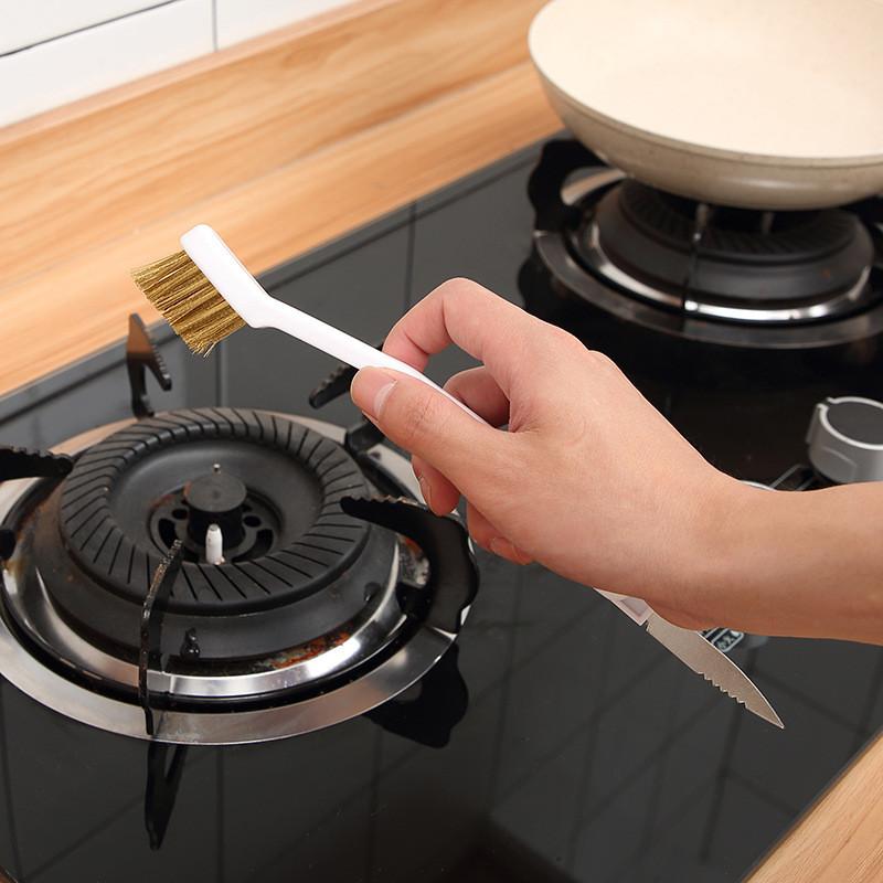 Gas Stove Brush With Copper Wire For Effective Kitchen Cleaning