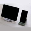 Ergonomic Multiple Angle Waving Shaped Desktop Stand for Mobile Phones E Books Portable ABS Construction Nonslip Base