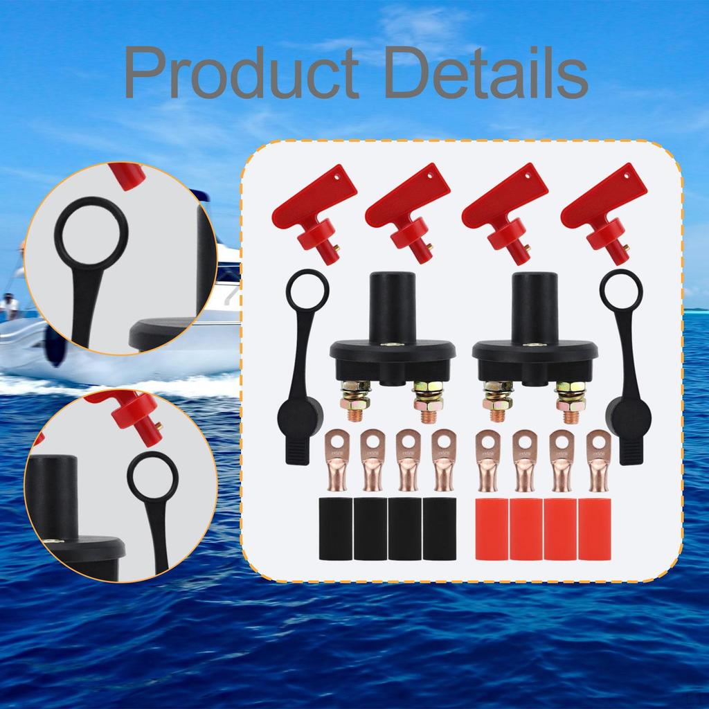 Battery Disconnect Switch Accessories Power Cut Sturdy for Truck