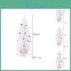 Mini Christmas Tree With White Bells Festive Holiday Decor Perfect For Christmas Celebrations