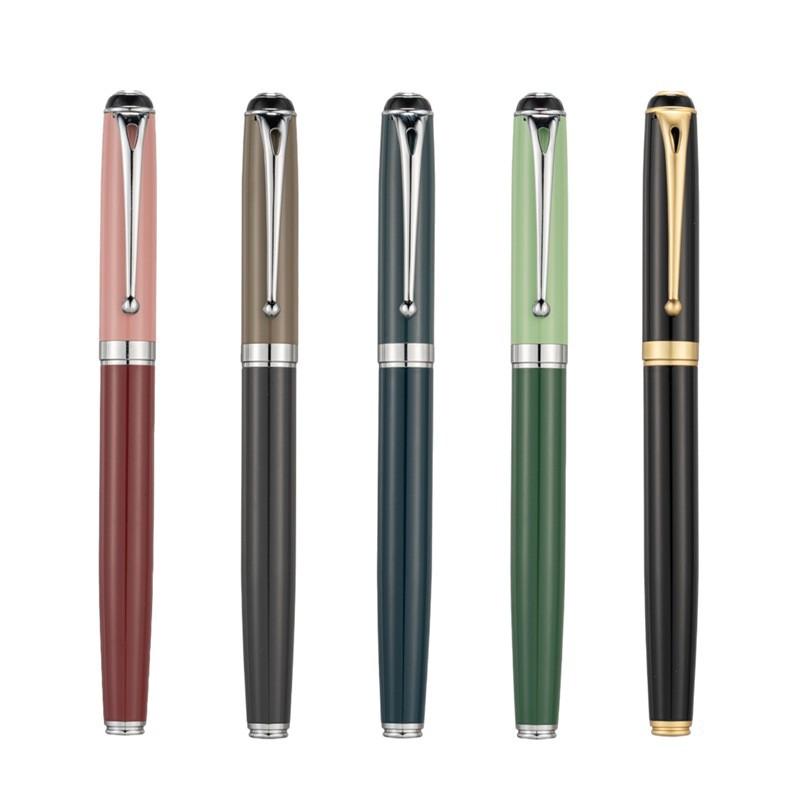 Morandi Color Metal Pen Enterprise Business Office Signature Pen Pen Teacher Gift Pen Orb Pen Print