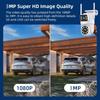 Cross 6 Million HD Wide Angle WiFi Outdoor Binocular Surveillance Camera with Graffiti Design.