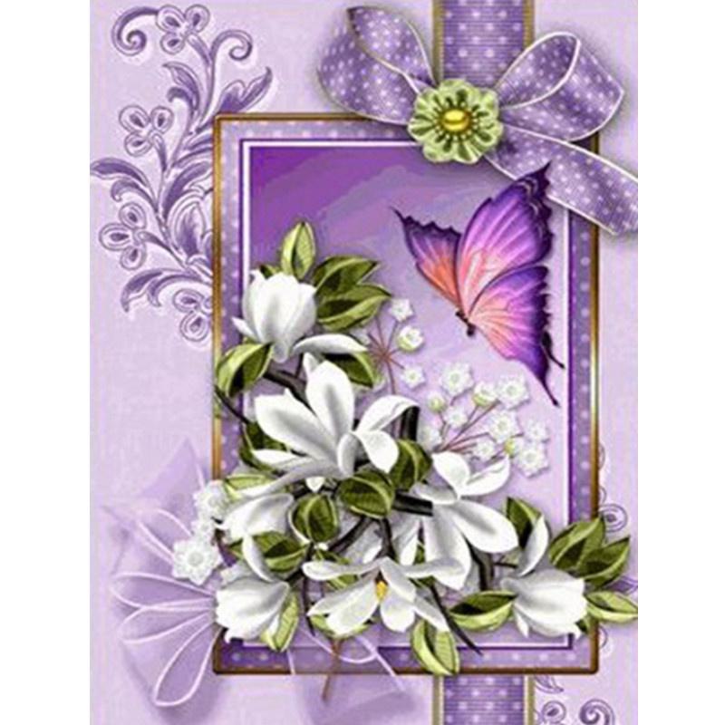 5D DIY Diamond Painting Fantasy Cartoon Butterfly Diamond Embroidery Cross Stitch Kit Full Rhinestone Mosaic Home Decor