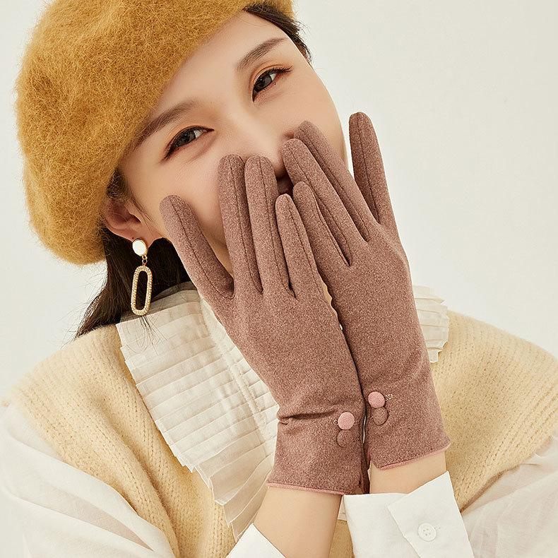 Women's Windproof Touchscreen Winter Cycling Gloves for Cold Protection