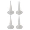 Home Improvement Caulking Nozzle Plastic White 2pcs