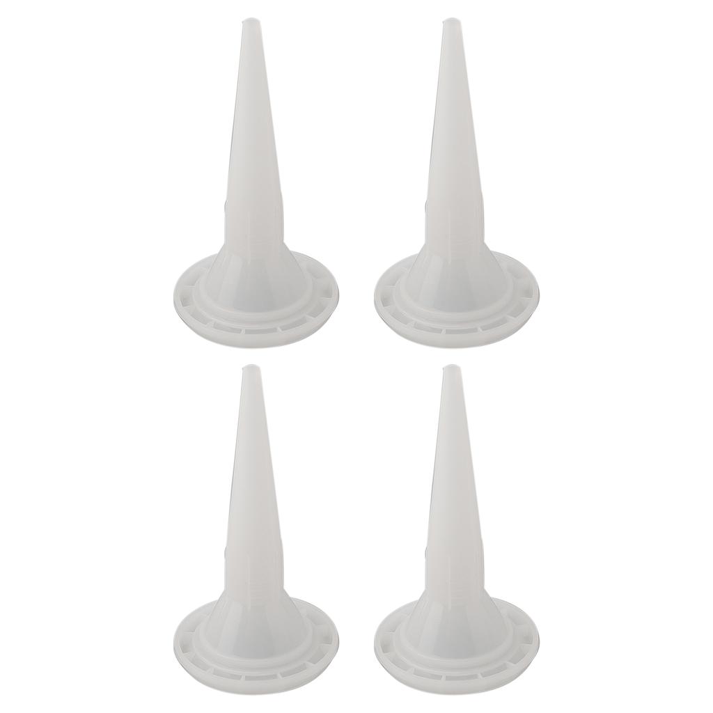Home Improvement Caulking Nozzle Plastic White 2pcs