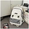 School Bag New High-value Tooling Style Fresh and Simple Backpack Couple Light Travel Large Capacity Backpack