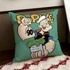 PPopeye the SSailor Cushion Cover Reversible Soft Durable Pillow Cover Home  Car MultiScene Use for Daily Comfort