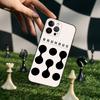 Geometric Bauhaus Art Silicone Anime Black Case For Iphone 17 Air 16 15 14 13 12 11 Pro Max Plus Basic
