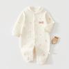 Baby Winter Romper Thin Cotton Quilted Jumpsuit Newborn Infant Warm Long Sleeve Onesie Inner Wear Crawling Clothes