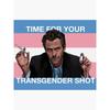 DR. Haus' Transgender-Flagge Wandteppich