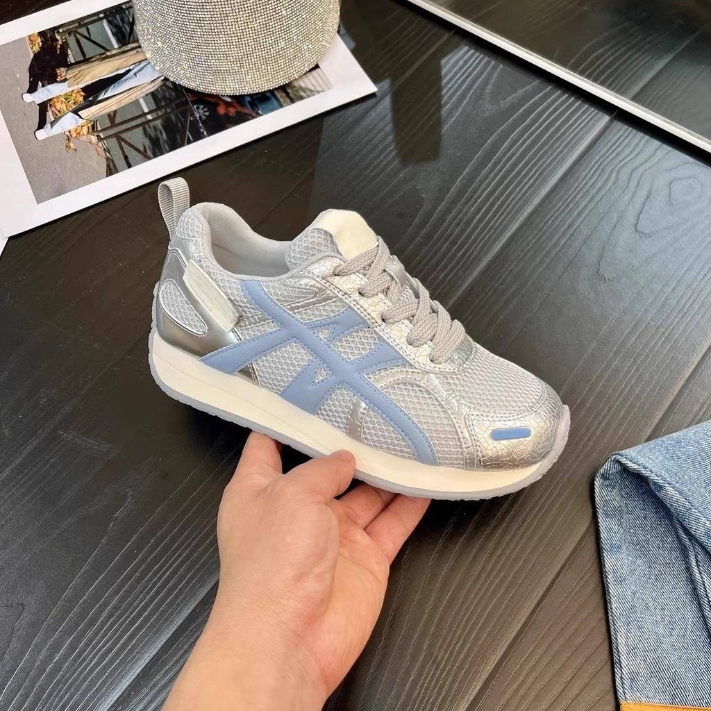 2025 spring Forrest Gump training shoes women's new sports and leisure shoes popular versatile soft-soled breathable waffles