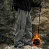 Herren Herbst/Winter Samt Freizeithose: Trendige Bergserie, Outdoor Warm, Drei-Beweis-Sturm-Overall.