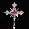 Church Relics Jesus on The Stand Cross Wall Crucifix Antique Home Chapel Decorations Ornamemts