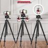Einziehbarer Stativ-Handyhalter mit Fülllicht für Live-Streaming und Selfie-Fotografie