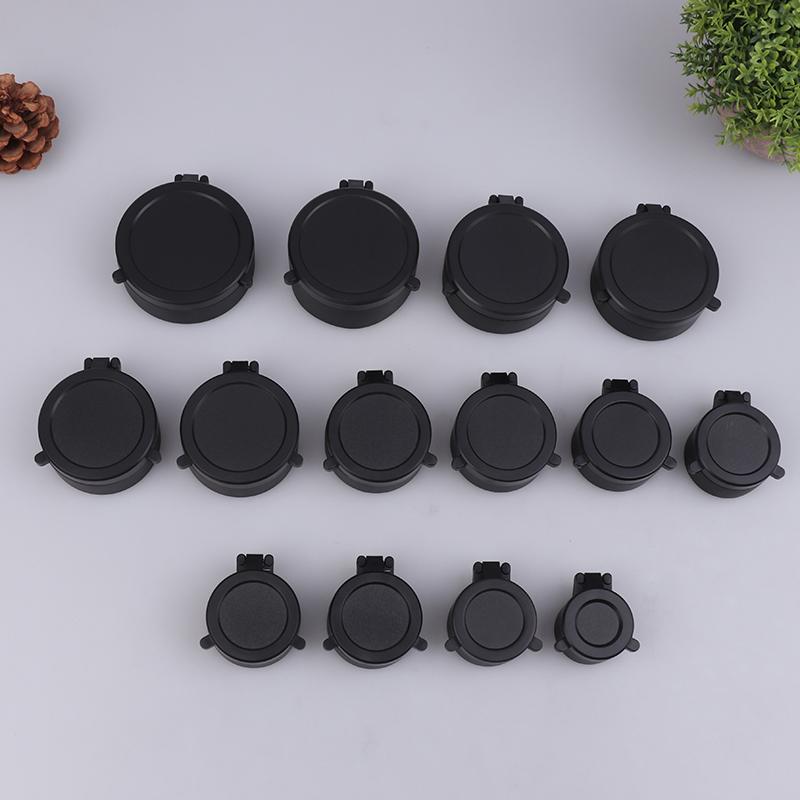 Rifle Scope Lens Cover Spring Up Quick Flip Openning Lens Dustproof Cover Telescope Cap For 30-64Mm Caliber Hunting Riflescopes
