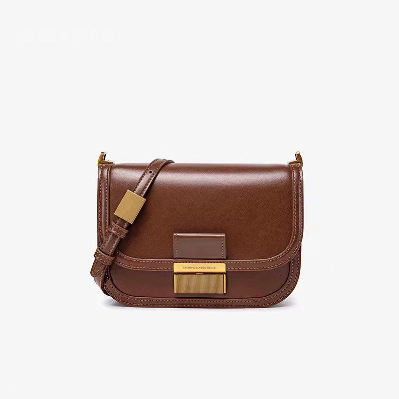 Ladies' Crossbody Bag, New Style Saddle Bag, High-end Tofu Bag, Square Shoulder Bag, Women's Bag, Trendy