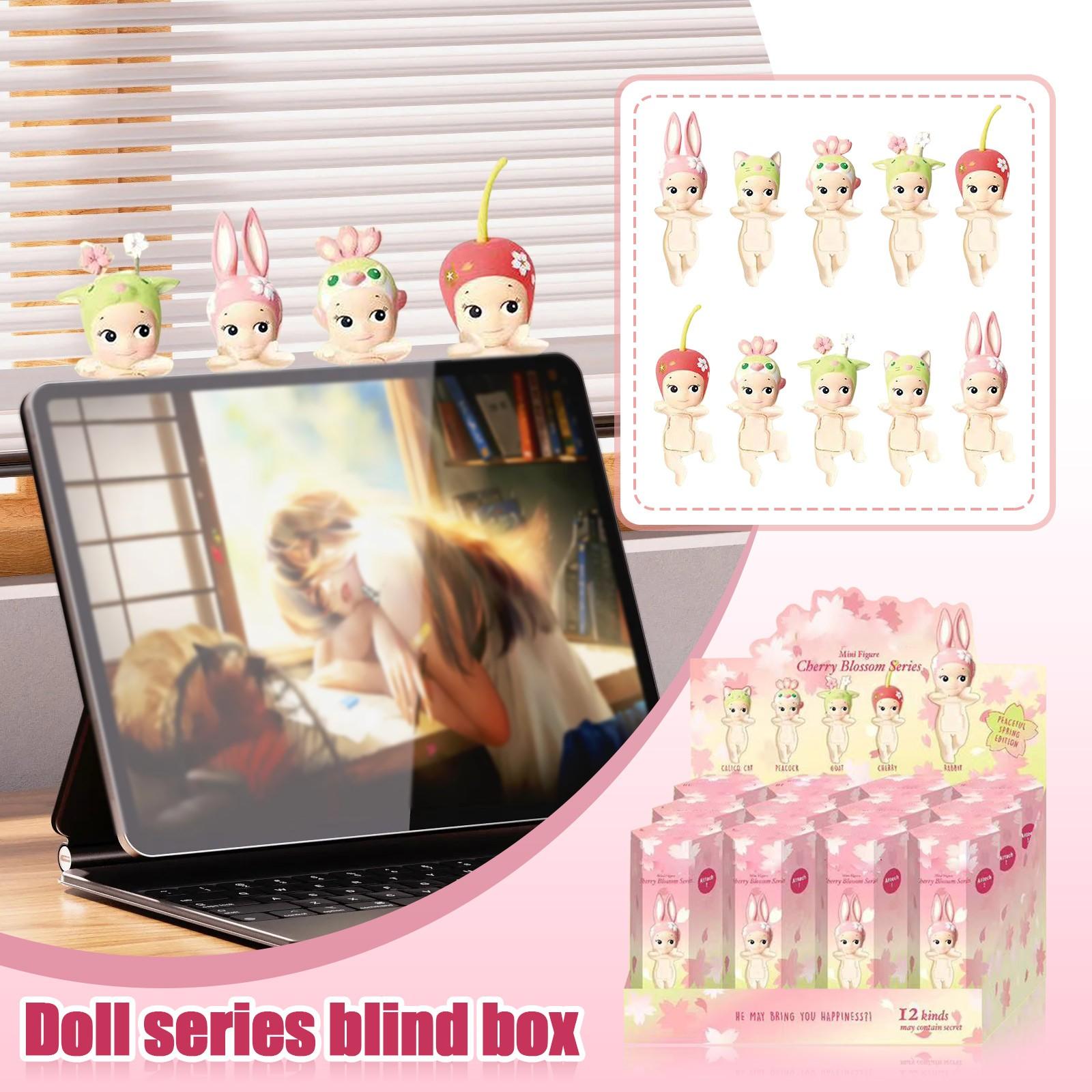 

Откройте для себя мистическое царство крылатых чудес: Интригующие фигурки ангелов в сюрприз-слепых коробках Angel Hippers Dreaming Series Figure One Size