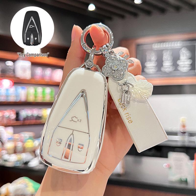 Compatible Changan Key Cover for CS75 Plus, Yidong, CS35, CS55, X5, and Oushang X7