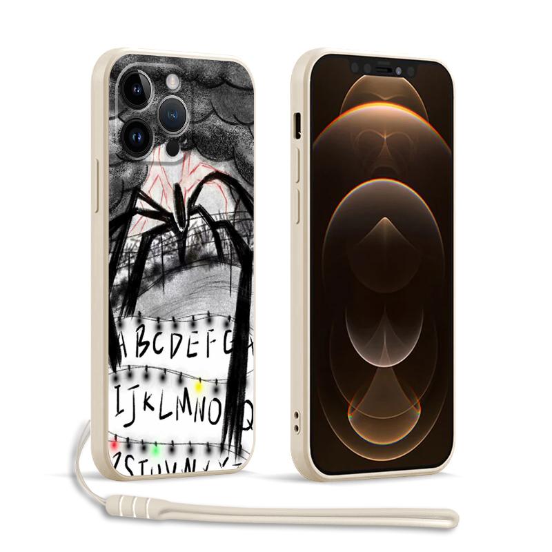 Strange Things Letters A-Z Case for Apple iPhone 17 Pro Max 11 7 8 16 XS XR Air 15 13 Mini 12 Plus Phone Cover