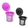 2pcs Reusable Coffee Pods Coffee Filters Refillable Coffee Pod Capsules with Brush Spoon