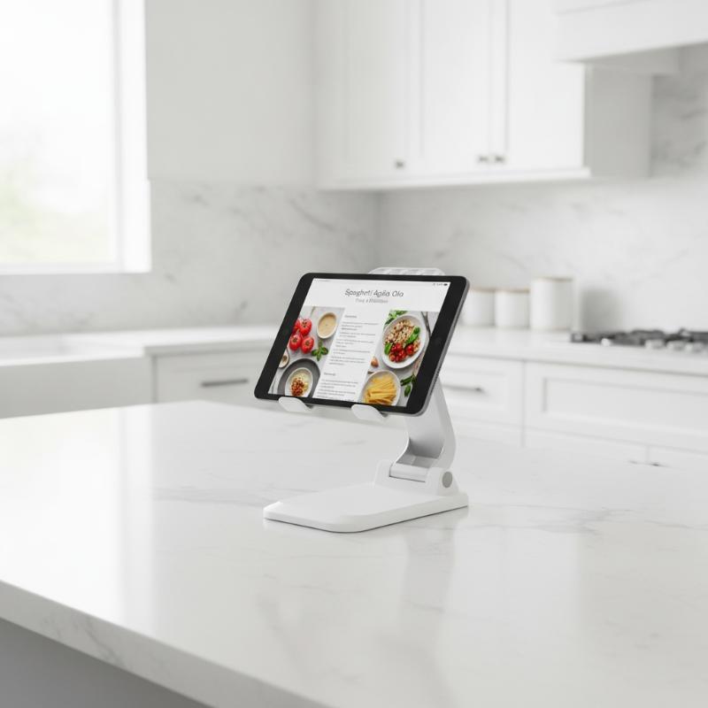 Supporto per Telefono da Scrivania Pieghevole Portatile Completamente Regolabile Si Adatta Universalmente a Tutti i Modelli Popolari di Smartphone