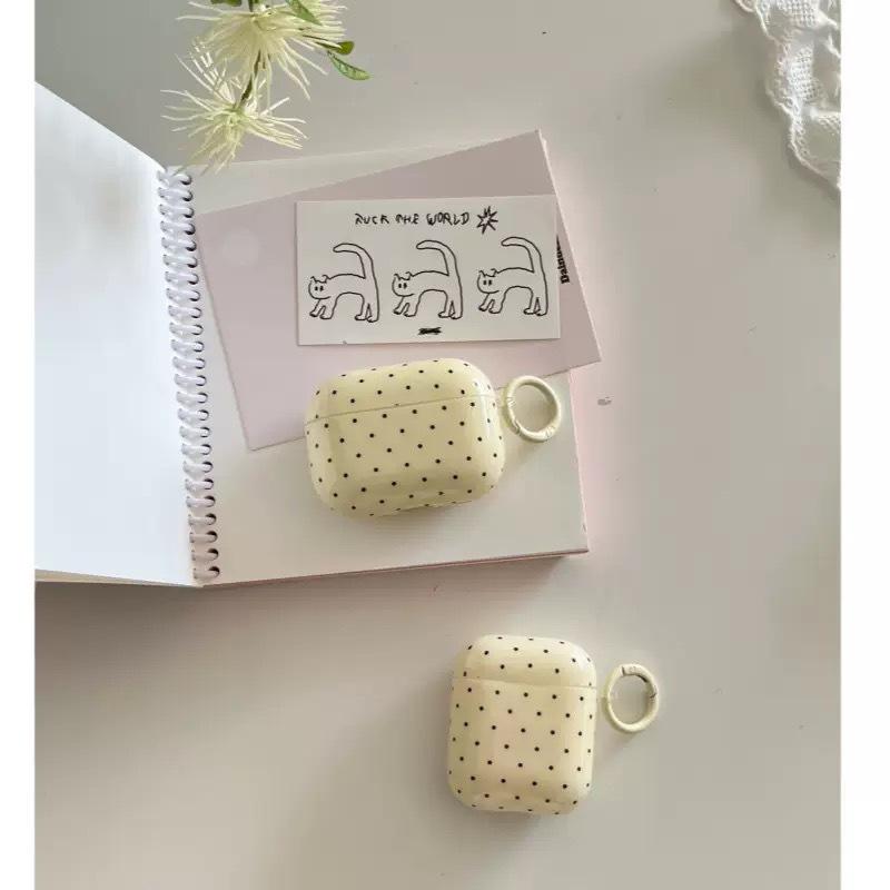 Multi-color Gray Powder Polka Dots Are Suitable for Apple AirpodsPro1 Bluetooth Headset 1 Protective Case Soft Headphone Case 1st Generation Pro