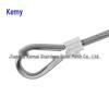 304 Stainless Steel Thimble Wire Rope Protector with Nylon Line