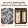 Underwear Storage Box Wall Mount Bra Undergarment Organizer Punch Free Multifunctional Socks Storage