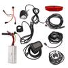 25A Electric Bike Motor Controller Set with EN06 Meter and Front and Rear Lights 2 In 1 Switch Configuration for 750W Motors