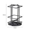 Metal Coffee Pod Holder 360° Rotatable Capsules Storage Organizer for Nespresso For Home Kitchen