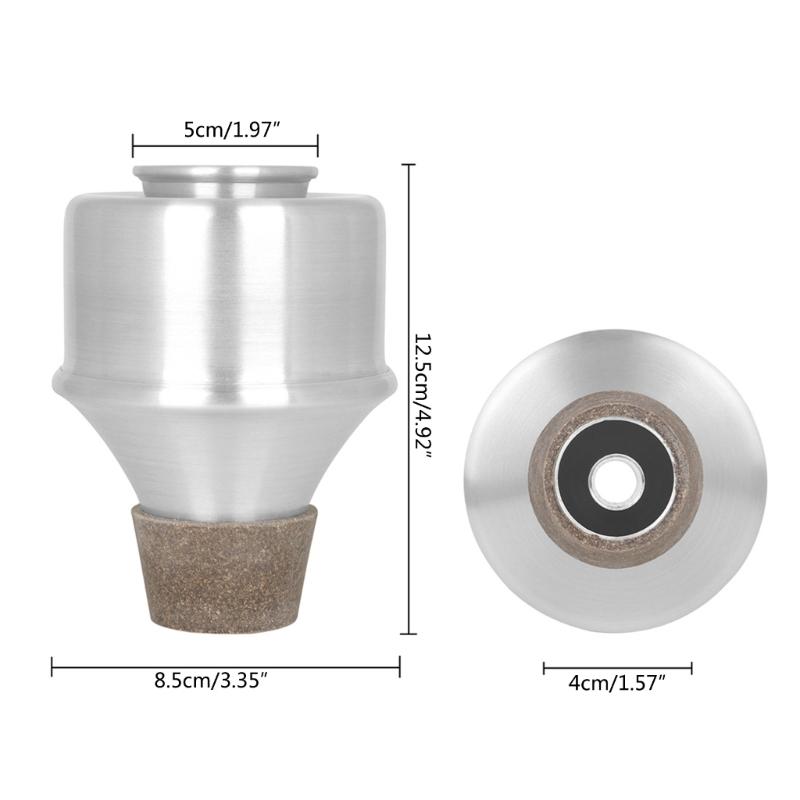 Aluminum Alloy Trumpet Mute Silencers Noise Reduction Practice Mute Muffler Portable Silencers Trumpet Accessories