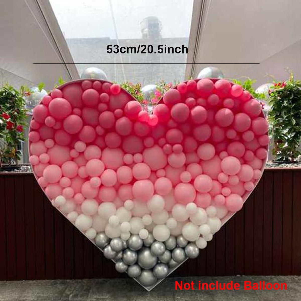 

53 см рамка для воздушного шара в форме сердца, латексные воздушные шары, пенопластовая доска без коробки для наполнения воздушных шаров для дня рождения, свадьбы, вечеринки, декор, поставки