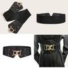 Style Metal Waist Belt With Alloy Buckle For Women Dresses And Coats