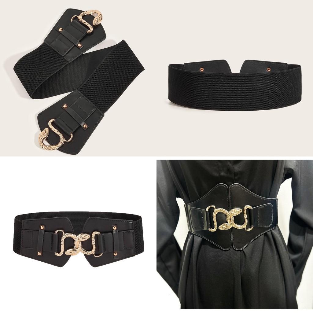 Style Metal Waist Belt With Alloy Buckle For Women Dresses And Coats