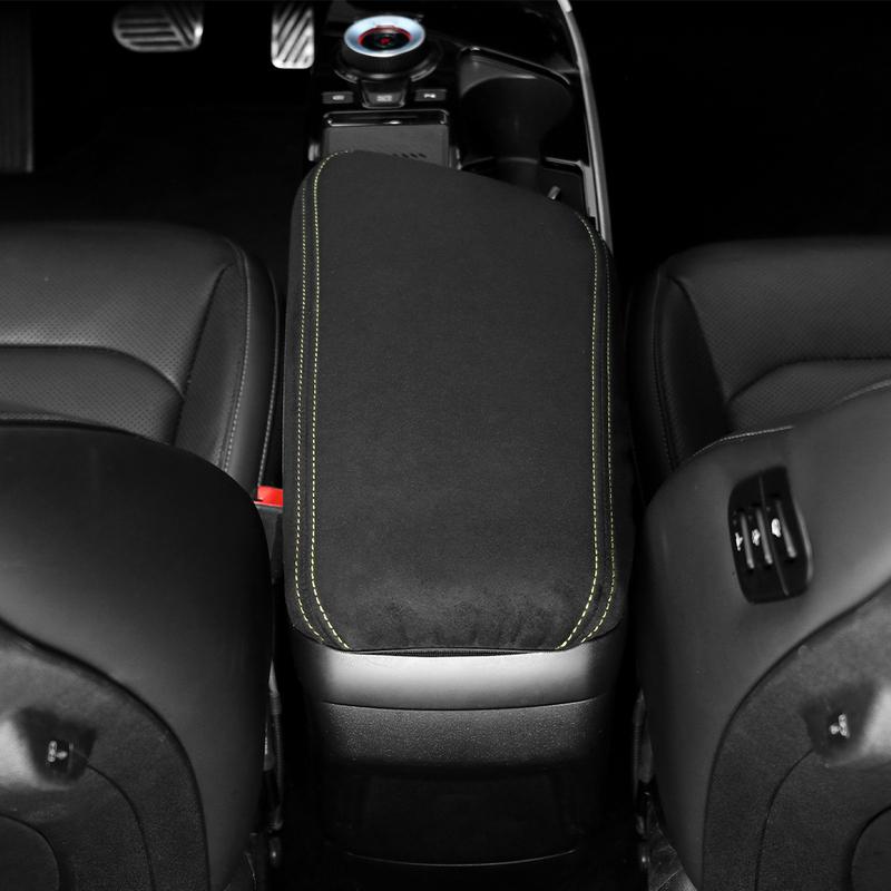 For KIA EV6 -2026 Left-hand Drive Car Interior Accessories Centre Console Armrest Box Velvet Plastic Velour Protective Cover