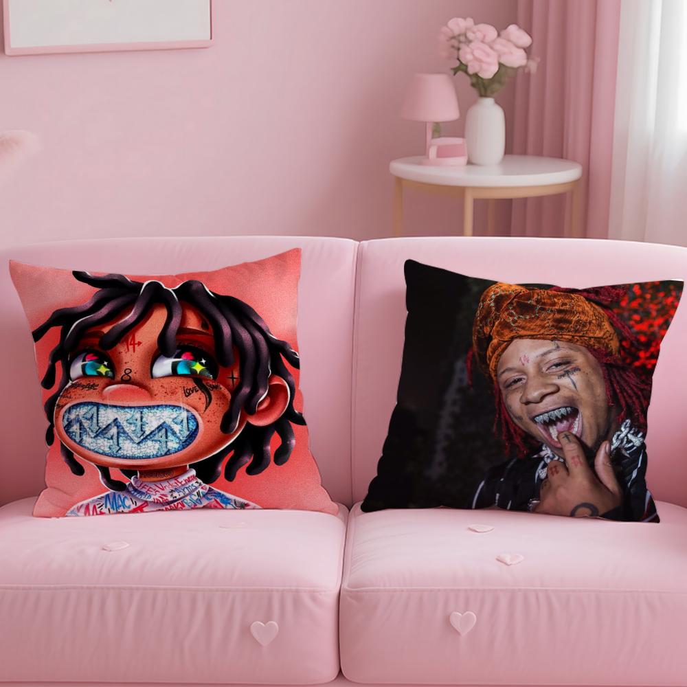 Popular T-TTrippie Redd Cushion Cover Comfortable Reversible Pillow Cover Ideal for Car Sofa Bedroom & Beyond