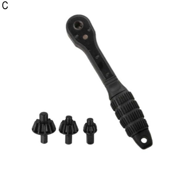 2-In-1 Drill Chuck Ratchet Wrench Two-way Quick Change Adapter Spanner Universal Double Head Chuck Key Replacement Tool