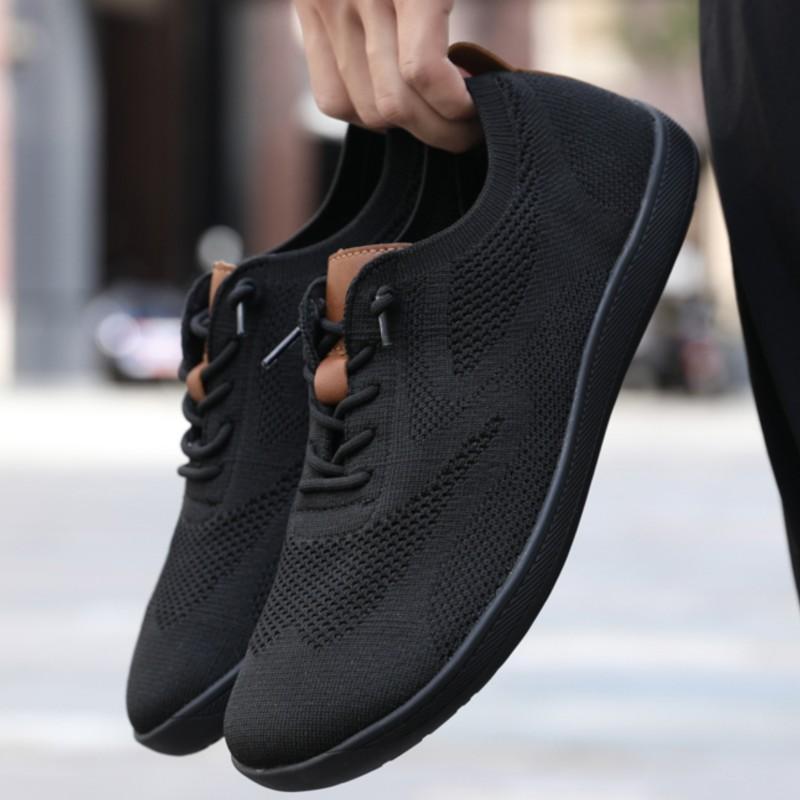 Women Wide Head Outdoor Barefoot Casual Toe Box Shoes Men Breathable Zero Drop Couples Sports Shoes Soft Slip On Walking Sneaker