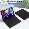 Tablet Bluetooth-compatible Keyboard with Protective Case Colorful Backlit Design Detachable Keyboard Cover Protector
