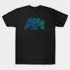 Asian Size Cotton Unisex Tshirt Print T-shirt Geometric Bear Wild Alaska Mountain Animal Hipster Gay Bear | BearlyBrand T-shirt No-Cut Print Regular F