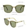 Folding sunglasses with case Sunglasses for Women Fashion Air cushion Eyewears UV 400  Eyewears
