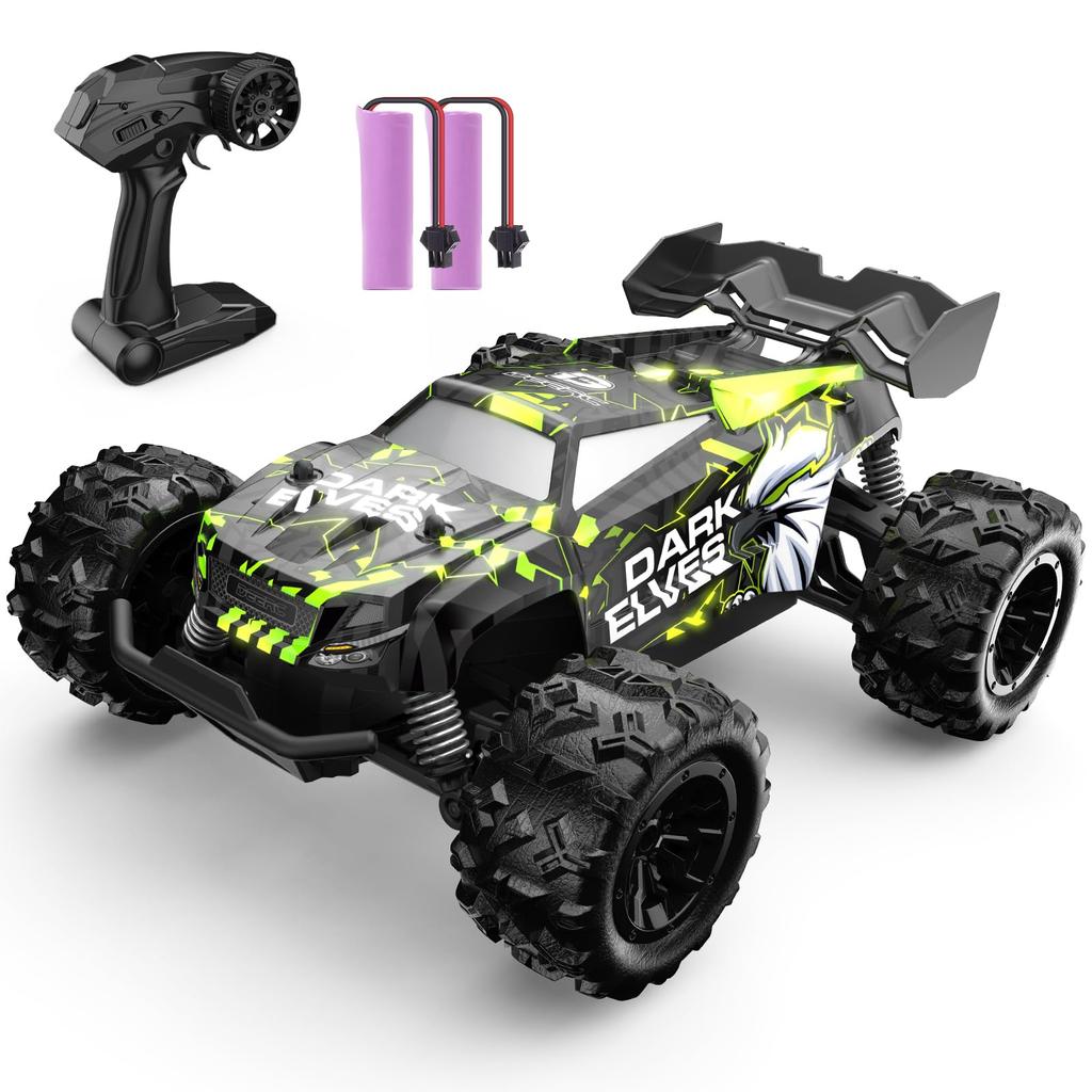 DEERC 120 Scale RC Off-Road Remote Control Car for Kids, 2.4GHz Remote Control, 40-Minute Operation Time, 40-Minute Remote Control, Perfect for Boys,